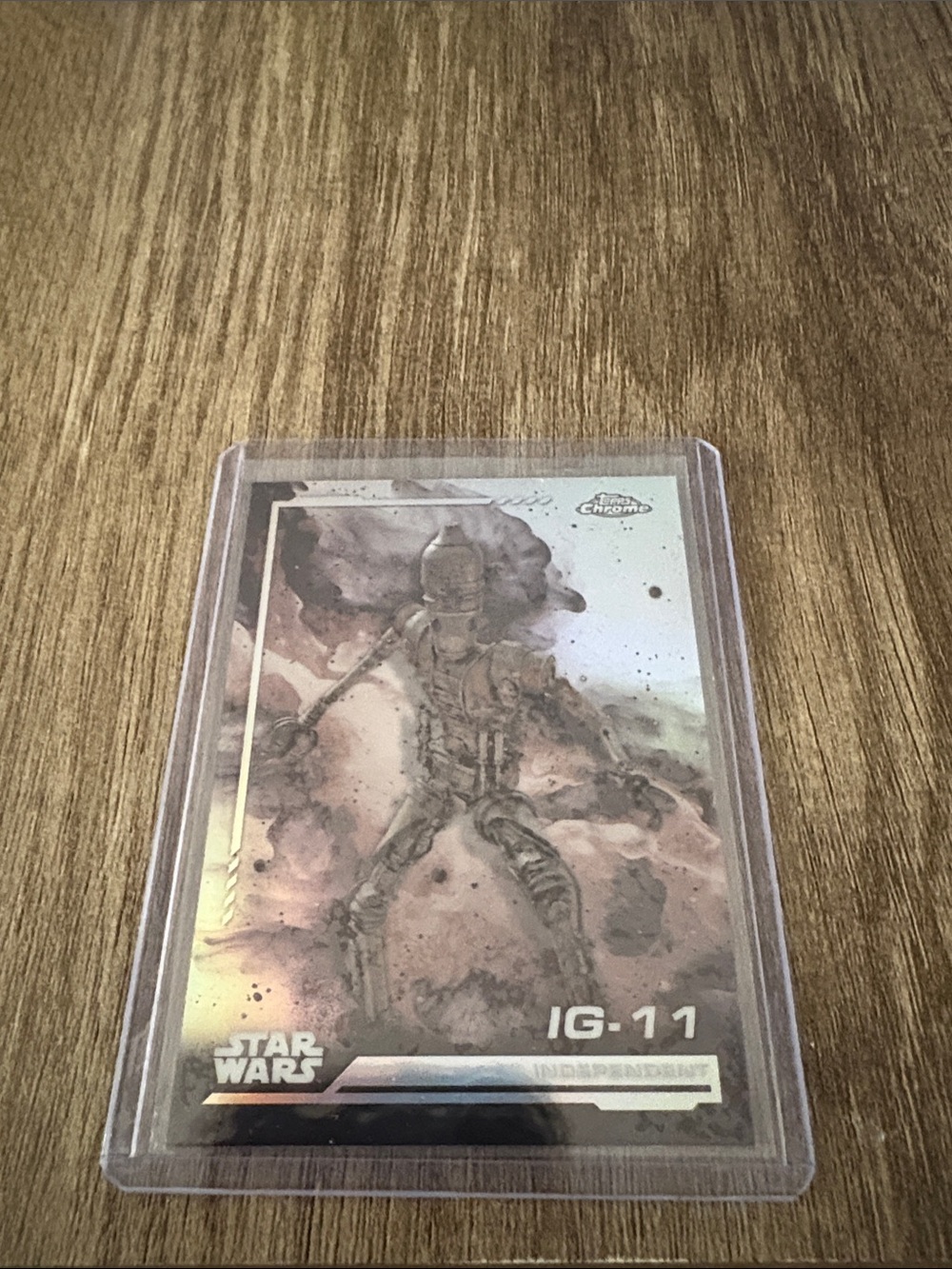 Topps Chrome Star Wars IG-11 Collectible Card